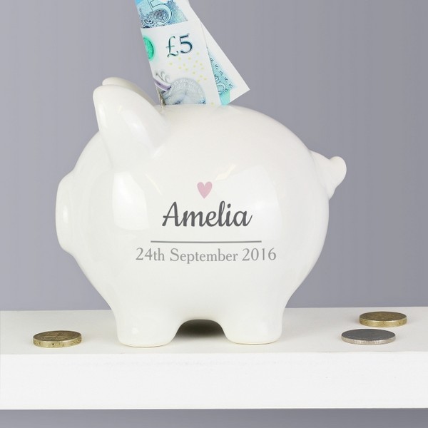 Personalised piggy outlet bank